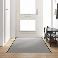 Deurmat Grijs en zwart 120 x 300 cm Polypropyleen en vinyl