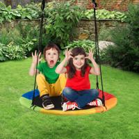 Nestschommel Tuinschommel Kinderschommel Schommel voor Kinderenen Binnen φ100 cm 150 kg Belastbaar
