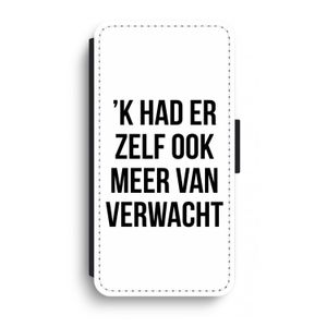 Meer verwacht: iPhone XR Flip Hoesje