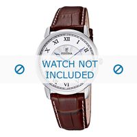 Horlogeband Festina F6813-5 Croco leder Bruin 21mm