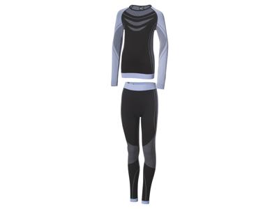 CRIVIT Kinder thermo-ondergoed (Zwart, 158/164)