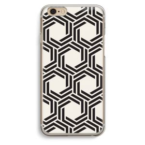 Geometrisch patroon: iPhone 6 / 6S Transparant Hoesje