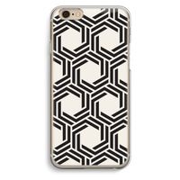 Geometrisch patroon: iPhone 6 / 6S Transparant Hoesje
