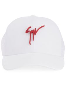 Giuseppe Zanotti casquette Cohen à logo embossé - Blanc