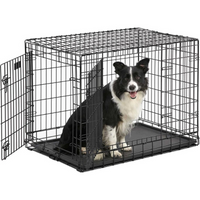 Topmast Bench Zwart - Met PVC Lade | 61 x 42 x 49 CM - Kleine honden tot ca. 12 kilo