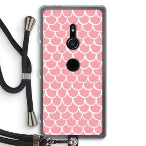 Dakpannetjes: Sony Xperia XZ2 Transparant Hoesje met koord