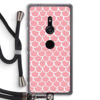 Dakpannetjes: Sony Xperia XZ2 Transparant Hoesje met koord