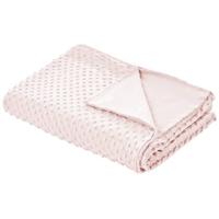 Beliani-CALLISTO-Verzwaringsdeken hoes-Roze-135 x 200 cm-Polyester