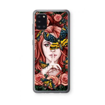 Lady Moth: Samsung Galaxy A31 Transparant Hoesje