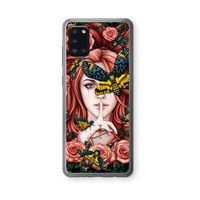 Lady Moth: Samsung Galaxy A31 Transparant Hoesje Lady Moth: Samsung Galaxy A31 Transparant Hoesje