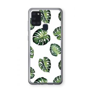 Tropische bladeren: Samsung Galaxy A21s Transparant Hoesje