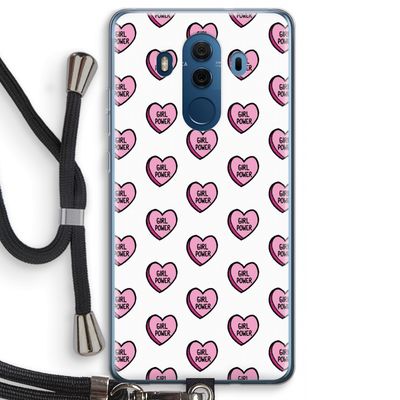 GIRL POWER: Huawei Mate 10 Pro Transparant Hoesje met koord