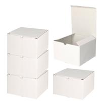 Verpakkingsdoosje - 20x - 14 x 14 x 9 cm - wit - karton - vouwdoosje