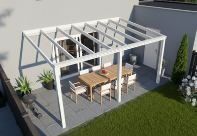 Greenline veranda 500x250 cm - glasdak Aluminium Verasol