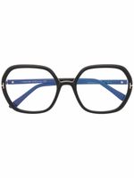 TOM FORD Eyewear lunettes de vue à monture ronde oversize - Noir