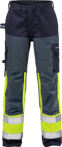 Fristads 125951 Flame high vis broek dames klasse 1 2591 FLAM