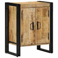 Schoenenkast met plank Bruin 56 x 35 x 70 cm Massief mangohout