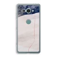 Stone White: Sony Xperia XZ2 Compact Transparant Hoesje Stone White: Sony Xperia XZ2 Compact Transparant Hoesje