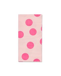 HEMA Servetten Stip Roze 40x40cm - 2- Stuks