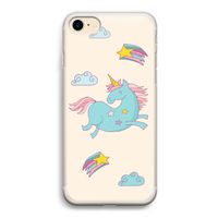 Vliegende eenhoorn: iPhone 7 Transparant Hoesje