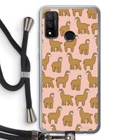 Alpacas: Huawei P Smart (2020) Transparant Hoesje met koord Alpacas: Huawei P Smart (2020) Transparant Hoesje met koord