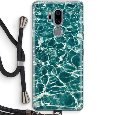 Weerkaatsing water: LG G7 Thinq Transparant Hoesje met koord