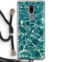 Weerkaatsing water: LG G7 Thinq Transparant Hoesje met koord