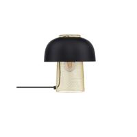 Lyora TafellampjeSqube zwart met goud - 9001085