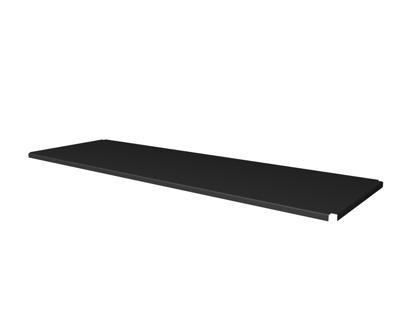 Stalen INK Inlegplateau tbv stalen frame 140 cm x 45 cm x 2 cm Mat zwart 1901407