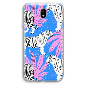 Tijger: Samsung Galaxy J7 (2017) Transparant Hoesje