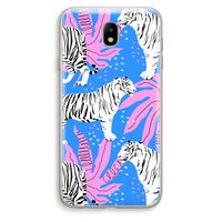 Tijger: Samsung Galaxy J7 (2017) Transparant Hoesje