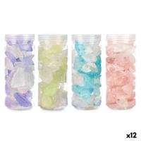Decoratieve stenen Gift Decor Blauw Groen Paars Roze 600 g (12 Stuks)
