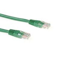 ACT Groene 10 meter U/UTP CAT5E patchkabel met RJ45 connectoren - thumbnail