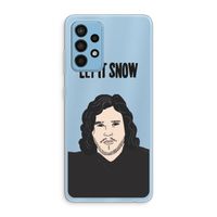 Let It Snow: Samsung Galaxy A52 Transparant Hoesje