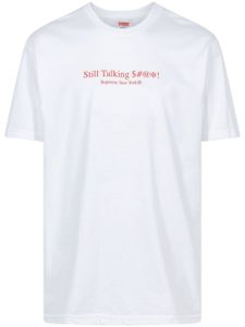 Supreme t-shirt Still Talking - Blanc