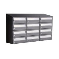 Allux Hive Set 3-Breed, 4-Hoog Met Dak Antraciet - 40030065_3x4d