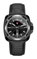 Horlogeband Rado 01.764.0171.3.115 / R070905710 Leder Zwart 27mm