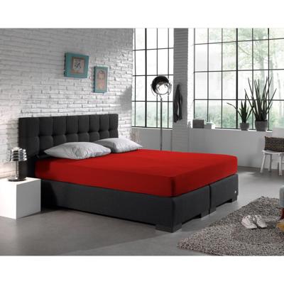 Dreamhouse Dubbel Jersey 220 gr. Hoeslaken Rood 140 x 200/220