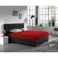 Dreamhouse Dubbel Jersey 220 gr. Hoeslaken Rood 140 x 200/220