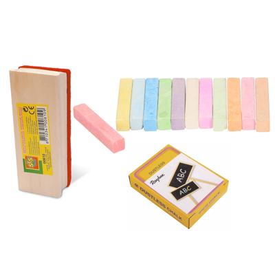 Schoolbord / krijtbord krijtjes set - 24x - met bordenwisser