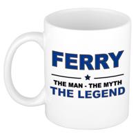 Ferry cadeau mok - man myth legend - naam koffiemok - 300 ml - collega - vaderdag