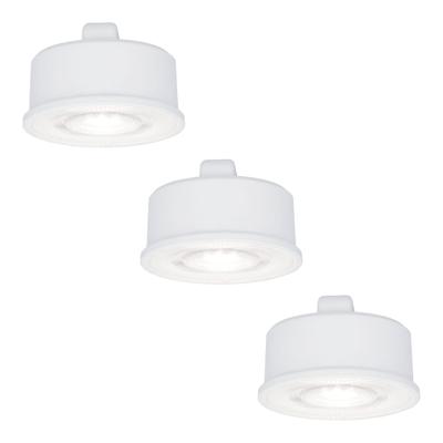 3x LED Module - Dimbaar - 3.8W 270lm - 6000K daglicht wit - Vervangt 50 Watt - GU10 fitting - Plat - Universele fitting