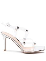 Gianvito Rossi sandales Crystal Fever 85 mm - Argent - thumbnail