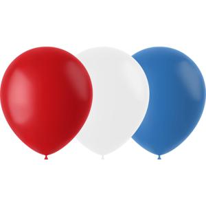 Ballonnenset Rood/Wit/Blauw (50st)