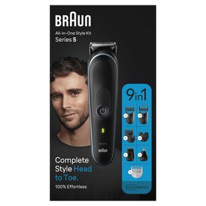 Braun All-In-One Style Kit Series 5 MGK5411, 9-in-1 Set Voor Baard, Hoofdhaar en Meer