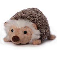 Inware pluche egel knuffeldier - bruin - 19 cm