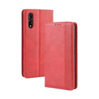 Magnetische Buckle retro Crazy Horse textuur horizontale Flip lederen case voor vivo iQOO Neo/S1/Y7S/Z5 met houder & kaartsleuven & fotolijstjes (roo