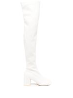 MM6 Maison Margiela cuissardes Anatomic 70 mm - Blanc