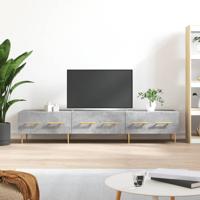 Tv-meubel 150x36x30 cm bewerkt hout betongrijs Tv-meubel 150x36x30 cm bewerkt hout betongrijs