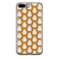 Uilen: iPhone 8 Plus Transparant Hoesje